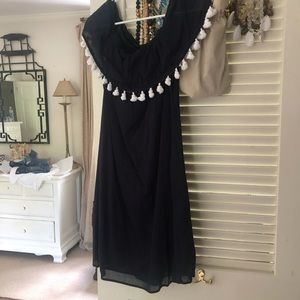 Sail to Sable dress. Size Small. Navy/white